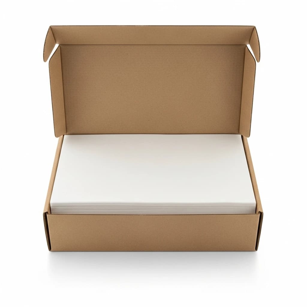 8" x 11" Premium Wax Scale Paper Sheets | Bulk Case of 4000