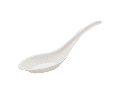Eco-Friendly Sugarcane Bagasse Chinese Spoons | CS-3 BIO | Case of 1000