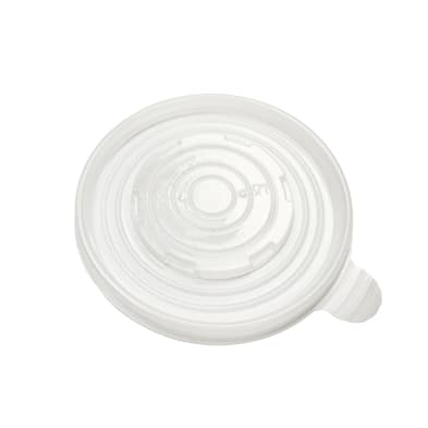 115mm Clear PP Vented Lids for 10-32oz Soup Bowls | 500 Pcs