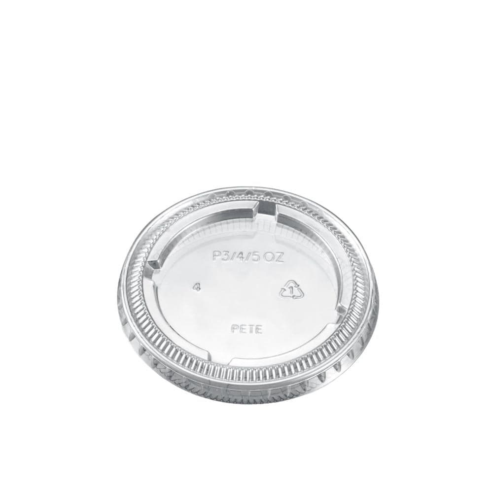 3.25-5.5oz Clear Portion Cup Lids | Bulk Case of 2500