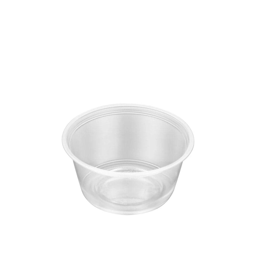 3.25oz Clear Polypropylene Portion Cups | Bulk Case of 2500