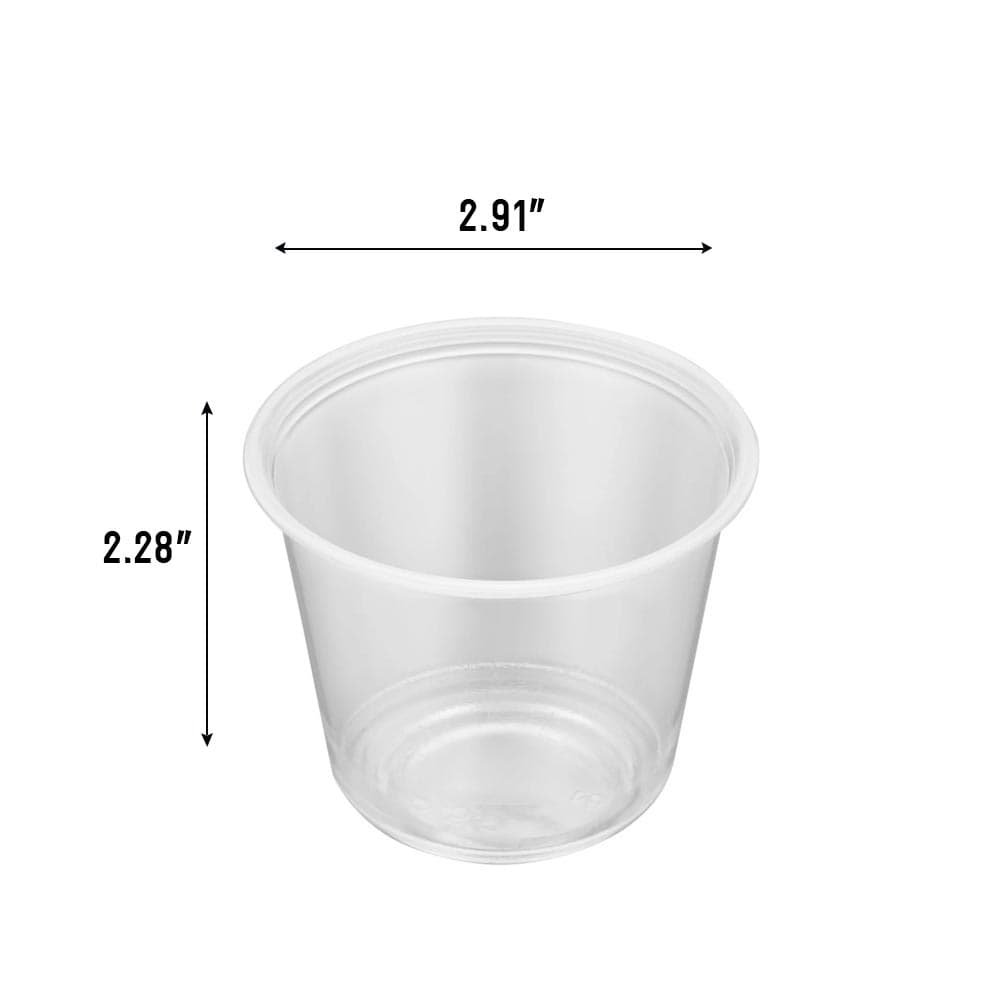 5.5oz Clear PET Portion Cups (Cup Only) | Bulk Case of 2500 - Image 3