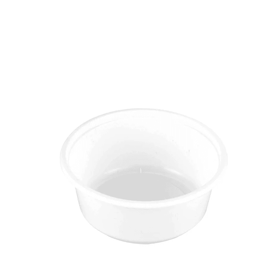 24oz White Polypropylene (PP) Food Bowls | Base Only, 600 Pack