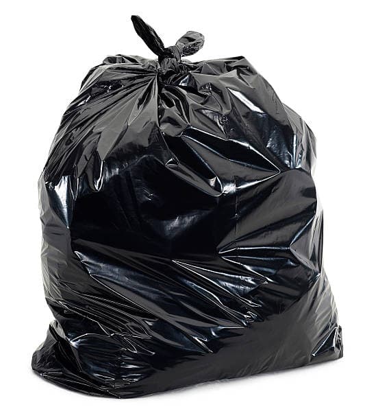 42" x 48" Heavy-Duty Black Garbage Bags | 100 per Case
