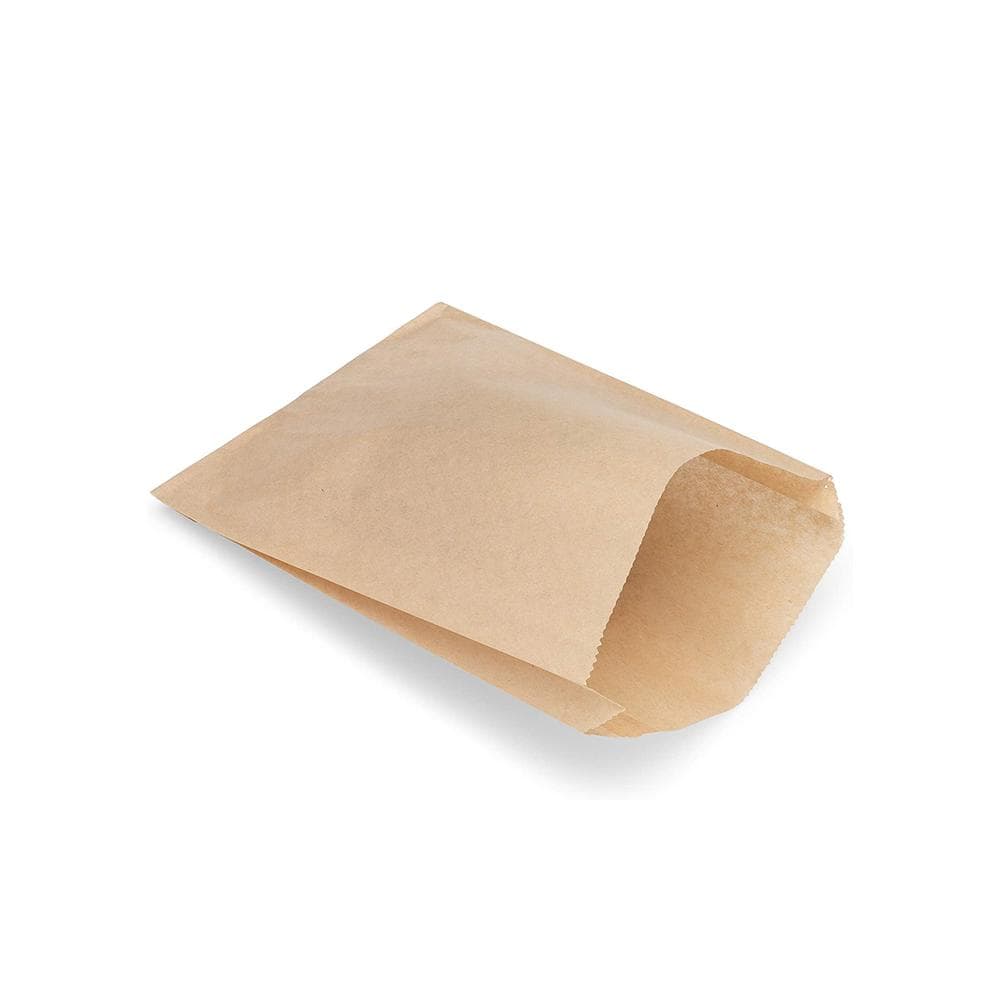 6x2x9" Greaseproof Kraft Paper Sandwich Bags | Pack of 1000