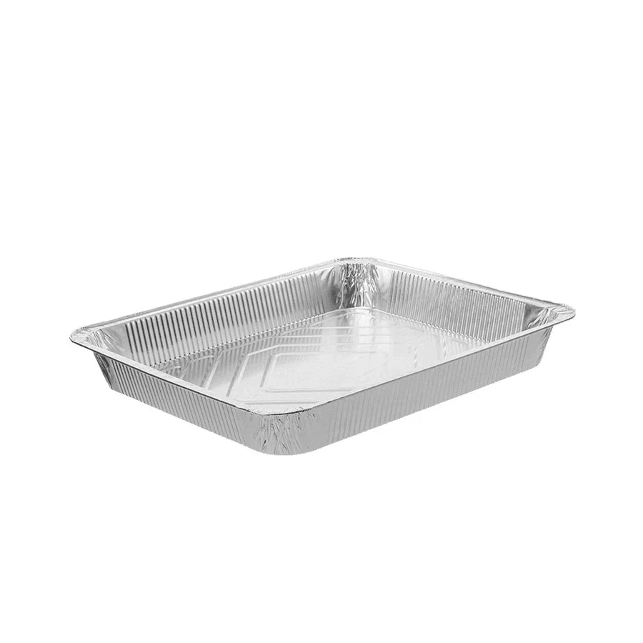 Full-Size Medium Heavy-Duty Aluminum Trays | Pack of 50