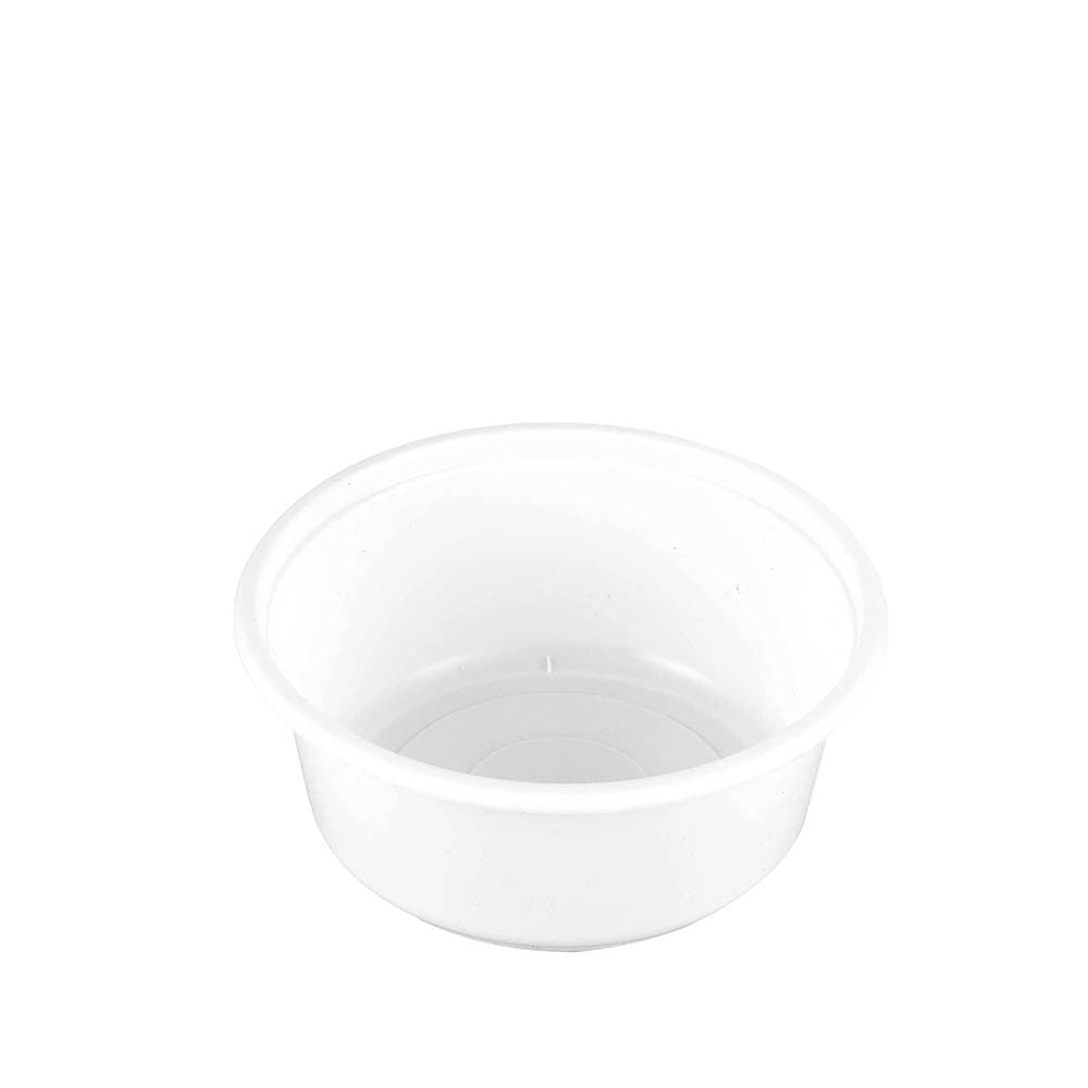 12oz White Recyclable PP Soup Bowl Base | 1000 Count