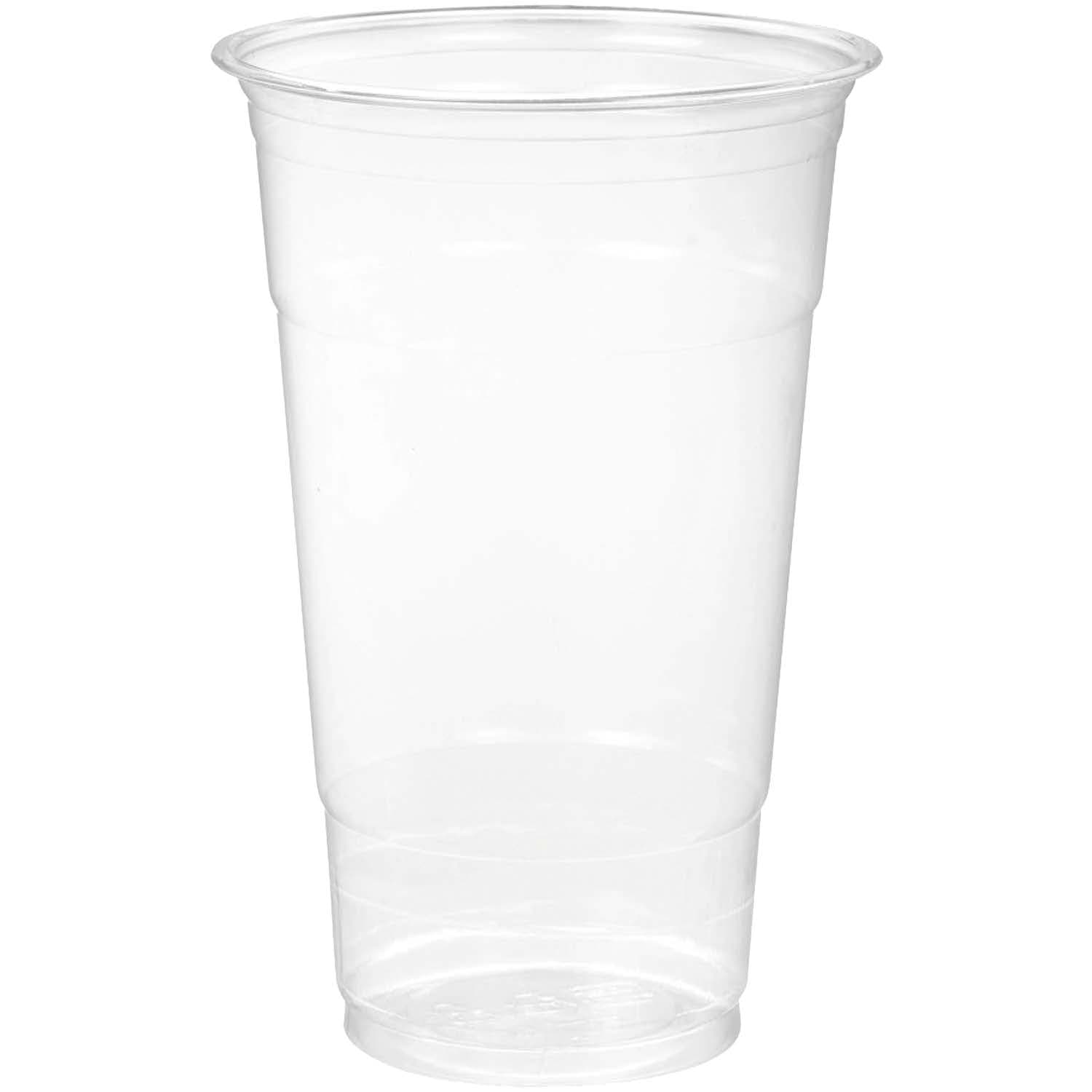 24oz Recyclable PET Clear Plastic Cold Cups | Case of 600