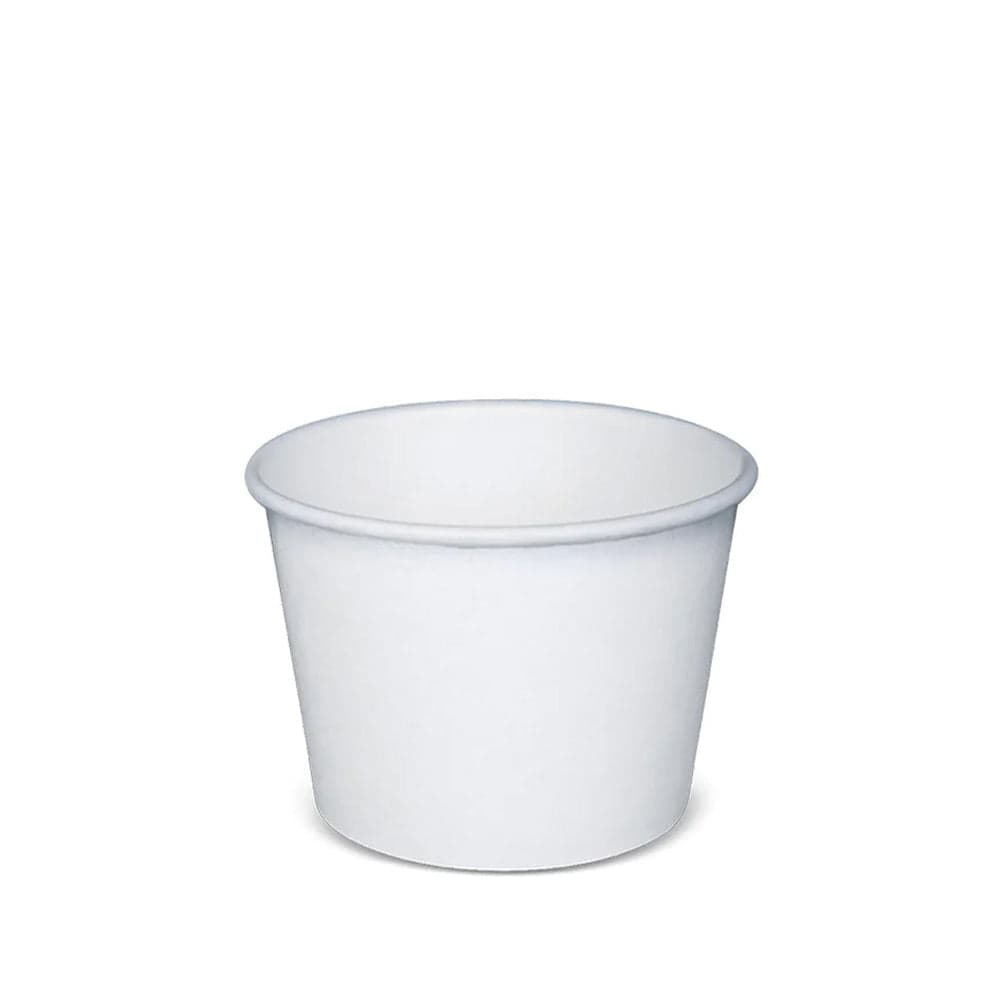 12oz Premium White Paper Soup Cup (Base Only) | Case of 500