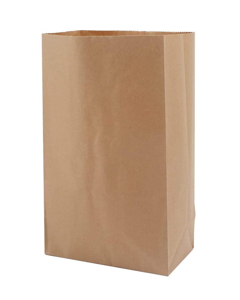 #536 36lb Heavy-Duty Kraft Paper Bags, 9.8x6.8x14.5" | Pack of 500