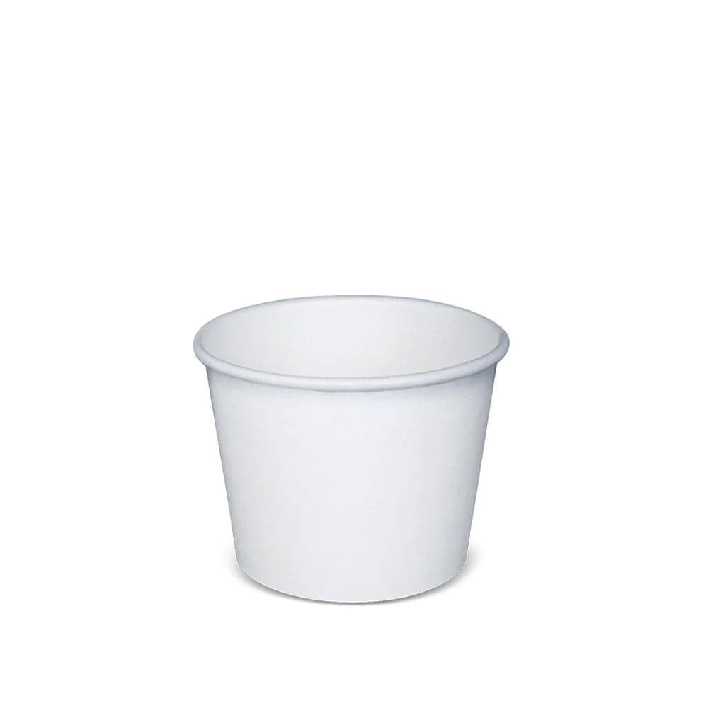 10oz White Paper Soup Cup Bases | Eco-Friendly & Leak-Resistant | 500 Pack