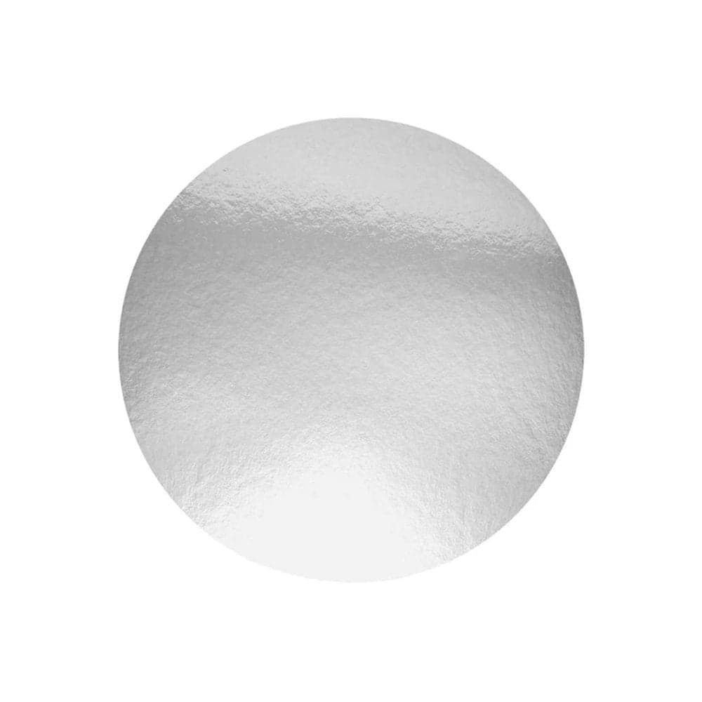 7" Heavy Duty White Foil Paper Lid for Round Containers | 500 Count - Image 2