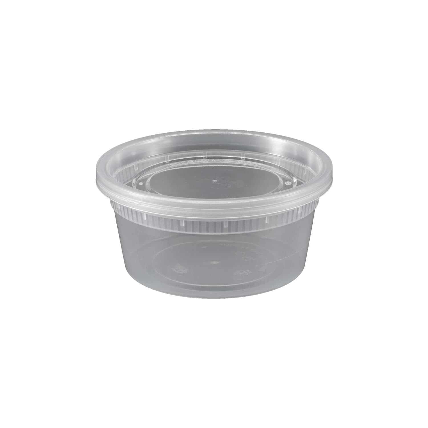 12oz Clear Deli Soup Container with Lid | 240 Sets