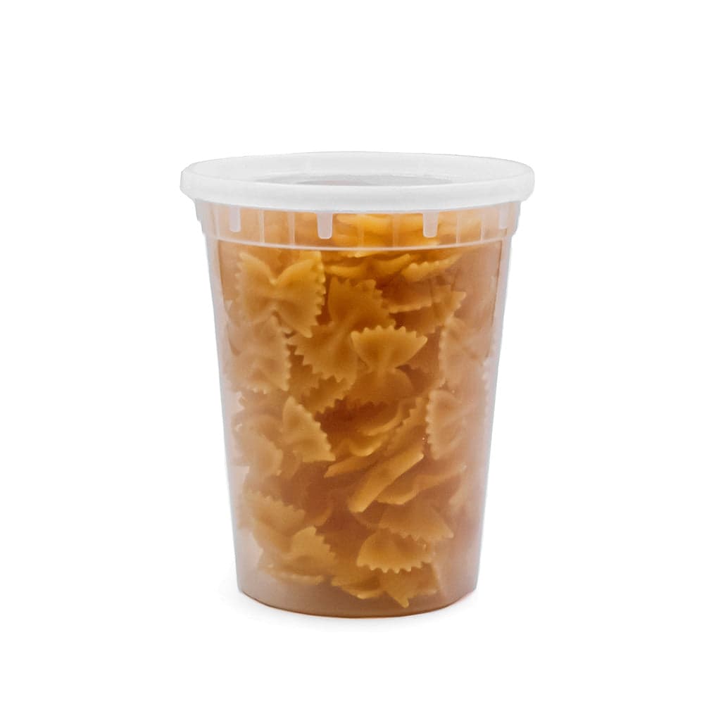 32oz Clear Deli Soup Container with Lid | Pack of 240 - Image 3