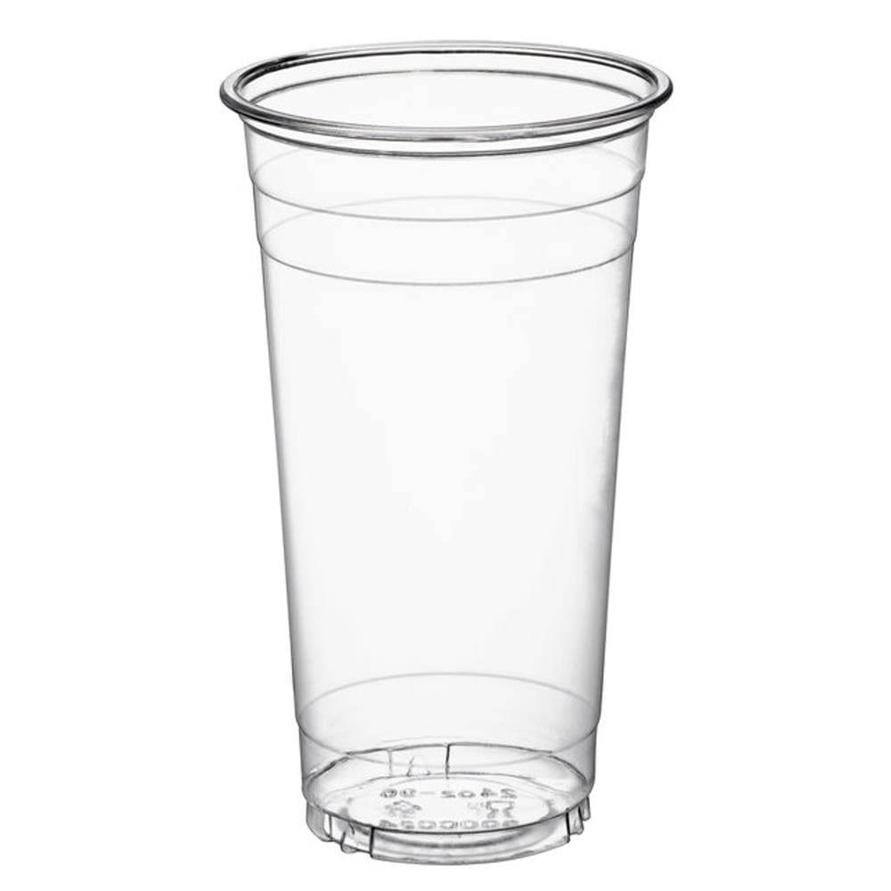 20oz Premium Clear PET Plastic Cold Cups | Bulk Pack of 1000