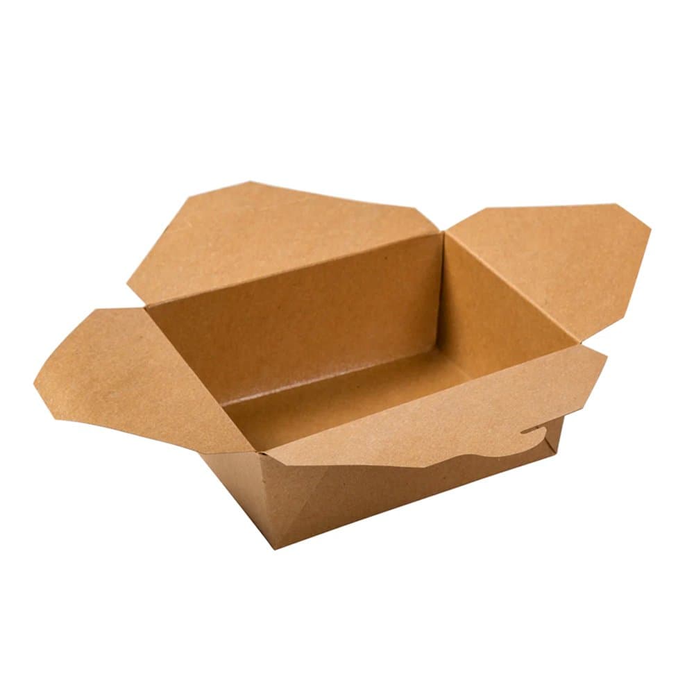 #8 Kraft Take-Out Box (46oz) | Eco-Friendly Paper Container | Pack of 300 - Image 3