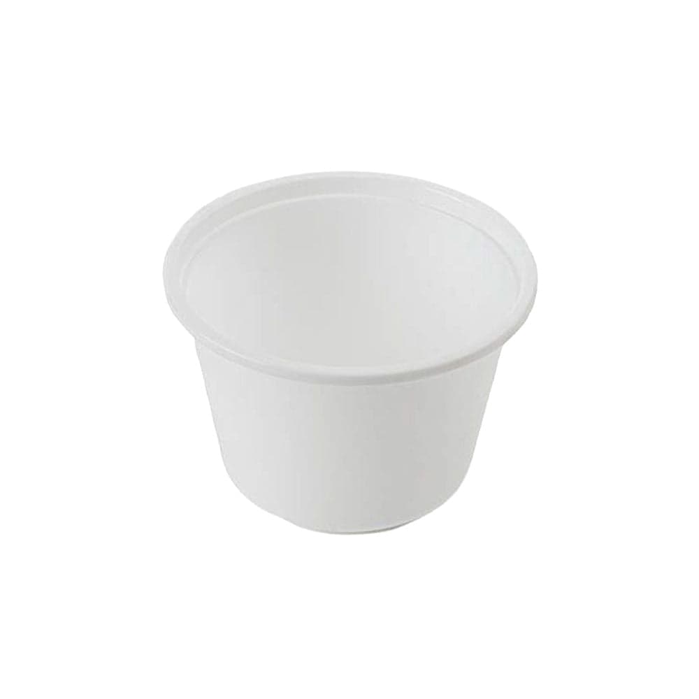 8oz White PP Plastic Bowl Bases | Pack of 1000