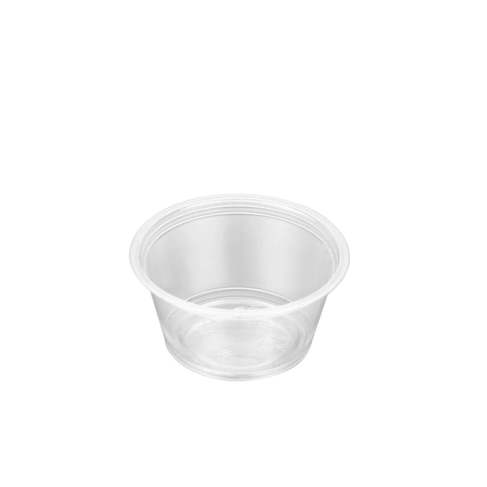 1.5oz Clear Portion Cup (Cup Only) for Sauce and Condiments | Bulk 2500 Pack